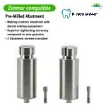 Pre-Milled Abutment-Compatible with Zimmer - Image 2