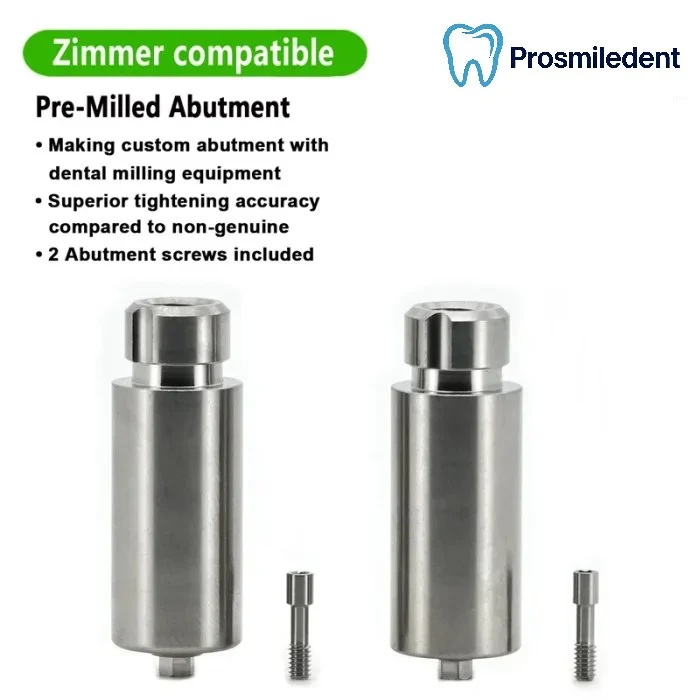Pre-Milled Abutment-Compatible with Zimmer - Image 2