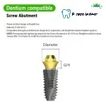 Multi Unit Straight Abutment-Compatible with Dentium SuperLine ll, SuperLine - Image 3