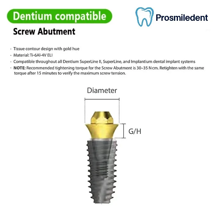 Multi Unit Straight Abutment-Compatible with Dentium SuperLine ll, SuperLine - Image 3