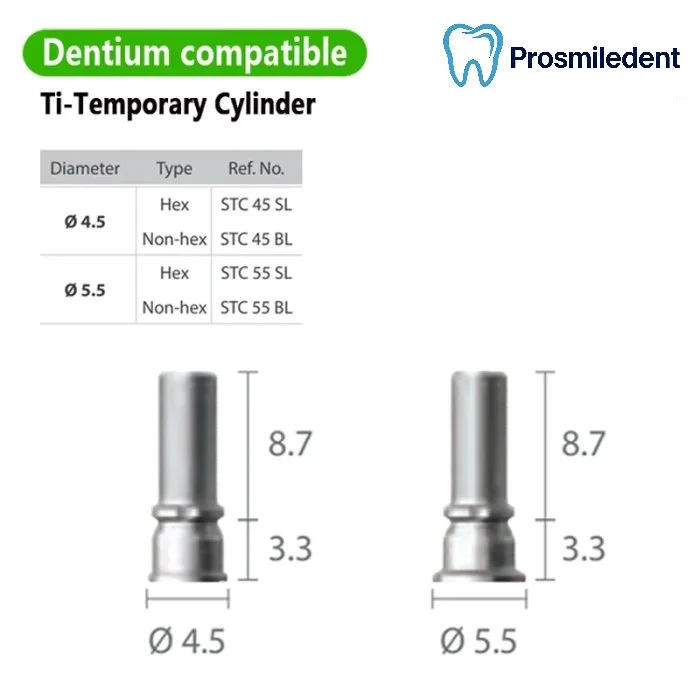 Multi Unit Temporary Abutment-Compatible with Dentium SuperLine ll, SuperLine - Image 2