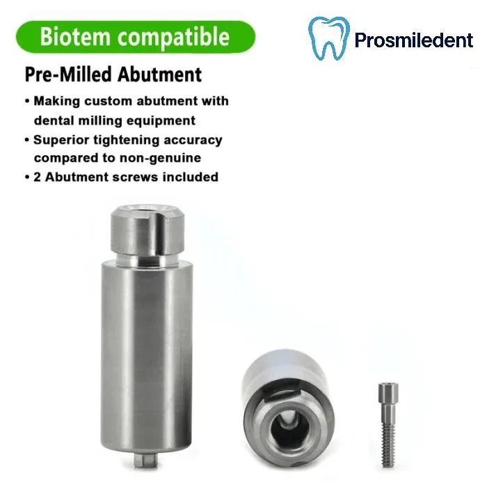 Pre-Milled Abutment-Compatible with Biotem - Image 2