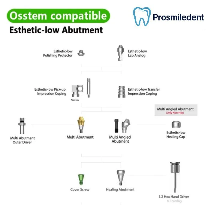 Multi Unit Open Tray Impression Coping-Compatible with Osstem Hiossen TS - Image 4