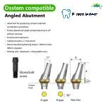 Pre-Fabricated Angled Abutment-Compatible with Osstem Hiossen TS - Image 2
