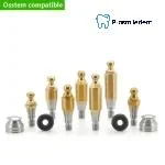 Stud/ball Abutment-Compatible with Osstem Hiossen TS