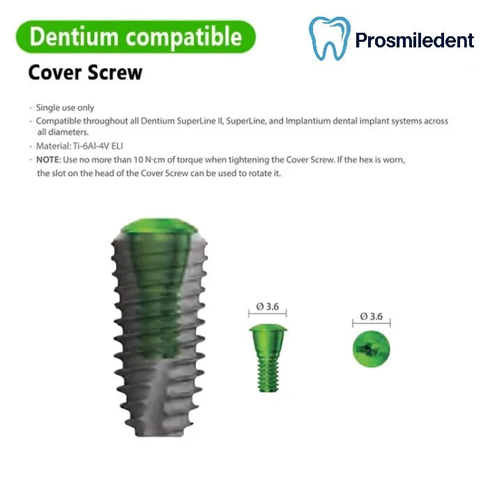 Cover Screw-Compatible with Dentium SuperLine ll, SuperLine - Image 3