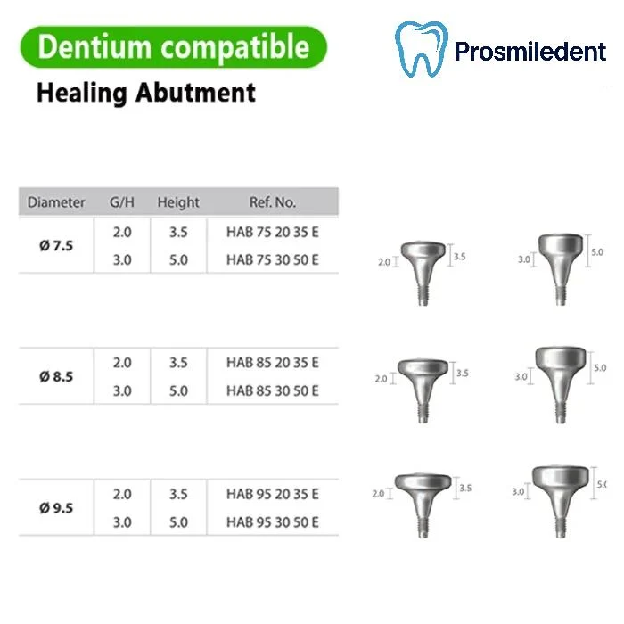 Healing Abutment-Compatible with Dentium SuperLine ll, SuperLine - Image 3