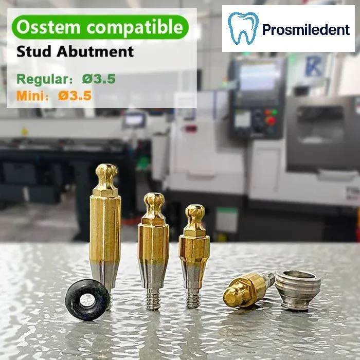 Stud/ball Abutment-Compatible with Osstem Hiossen TS - Image 6