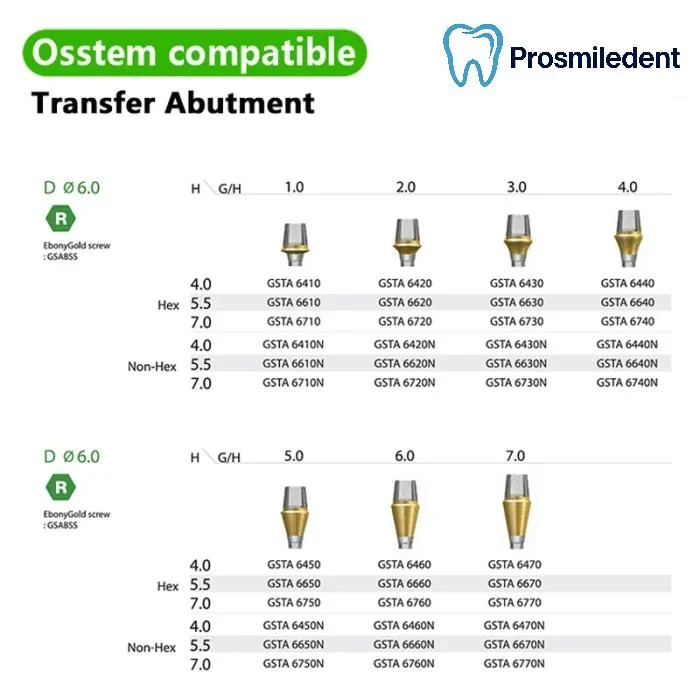 Pre-Fabricated Straight Abutment-Compatible with Osstem Hiossen TS - Image 4