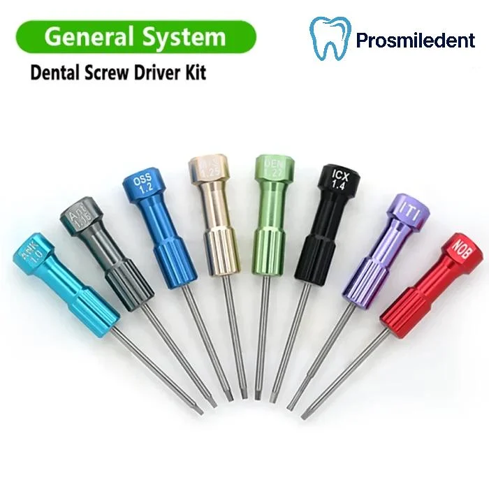 Universal 8 Pieces Set Dental Implant Screw Drivers Kit - Image 3