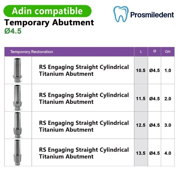 Temporary Abutment-Compatible with Adin - Image 2