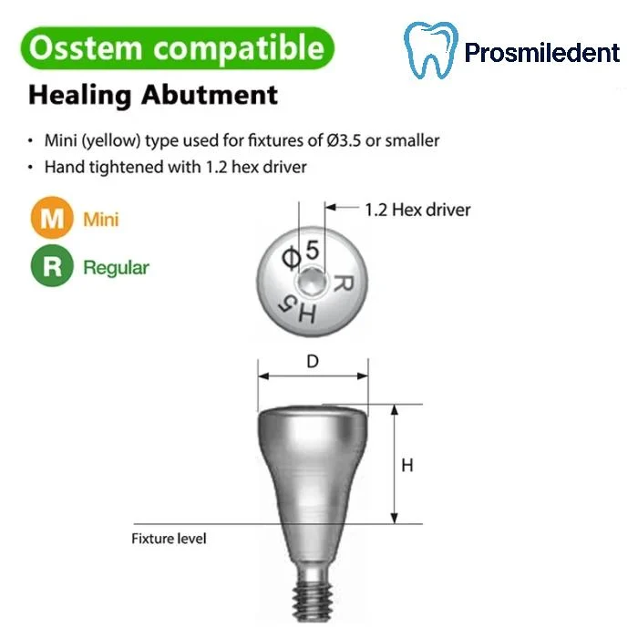 Healing Abutment-Compatible with Osstem Hiossen TS - Image 3