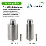 Pre-Milled Abutment-Compatible with SIC - Image 2
