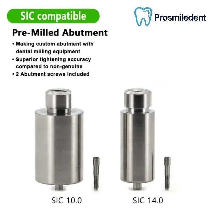 Pre-Milled Abutment-Compatible with SIC - Image 2