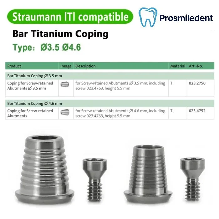 Bar Titanium Coping-Compatible with ITI-straumann - Image 2