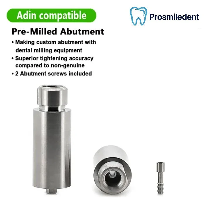 Pre-Milled Abutment-Compatible with Adin - Image 2