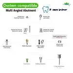 Multi-Unit Angled Abutment -Compatible with Osstem - Image 4