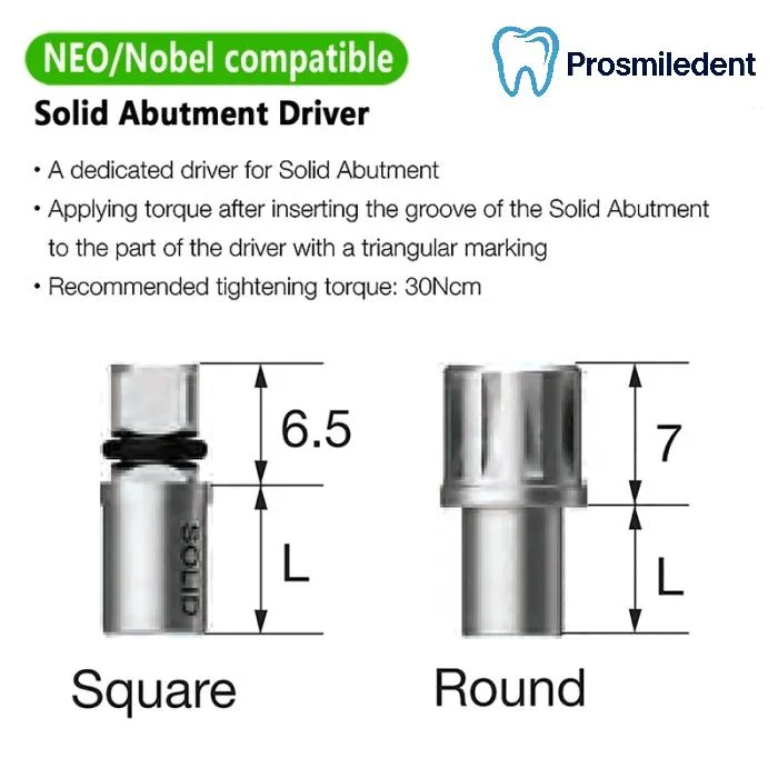 Solid Abutment Driver-Compatible with Neo Biotech，Nobel - Image 2