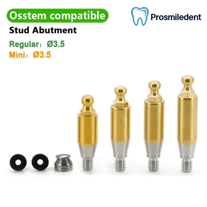Stud/ball Abutment-Compatible with Osstem Hiossen TS - Image 5