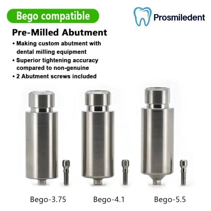 Pre-Milled Abutment-Compatible with Bego - Image 2