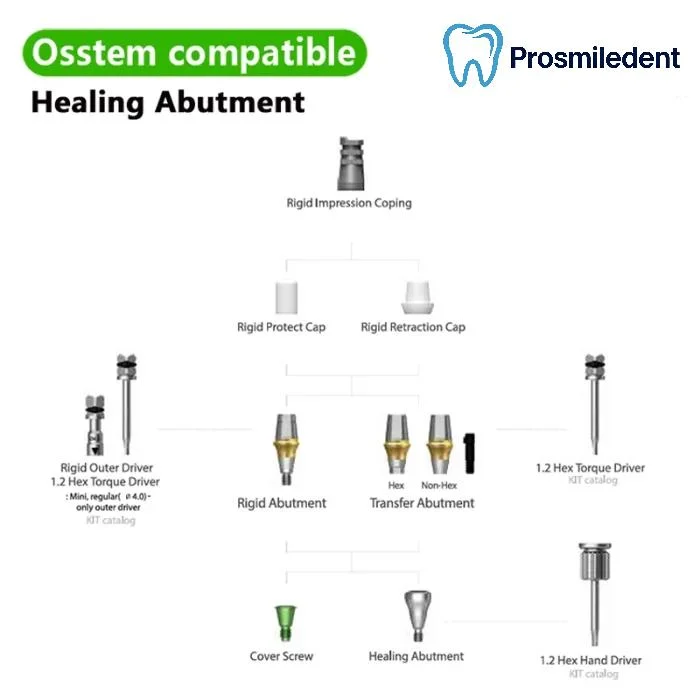 Healing Abutment-Compatible with Osstem Hiossen TS - Image 4