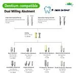 Dual Milling Abutment-Compatible with Dentium SuperLine ll, SuperLine - Image 4