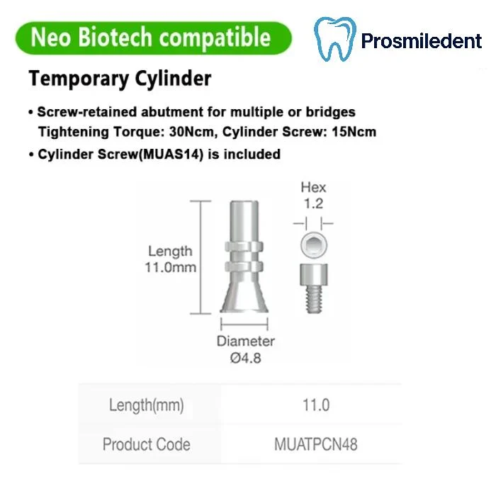Multi Temporary Cylinder-Compatible with Neo Biotech - Image 2