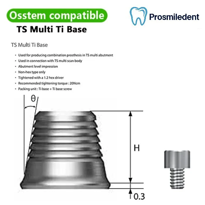 Multi Ti Base-Compatible with Osstem Hiossen TS - Image 2