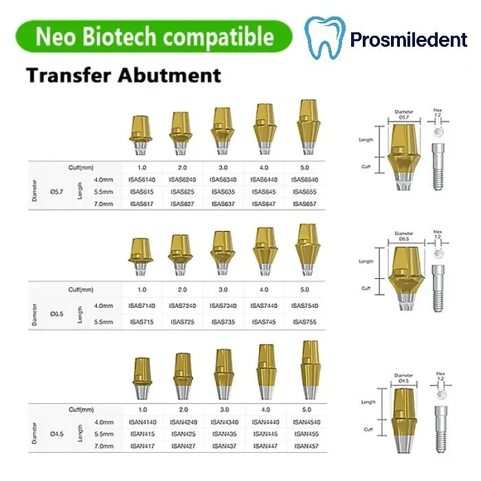 Transfer Abutment-Compatible with Neo Biotech - Image 4