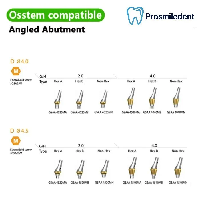 Pre-Fabricated Angled Abutment-Compatible with Osstem Hiossen TS - Image 3