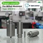 Pre-Milled Abutment-Compatible with Megagen - Image 6