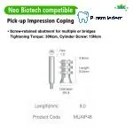 Pick-up lmpression Coping-Compatible with Neo Biotech - Image 2