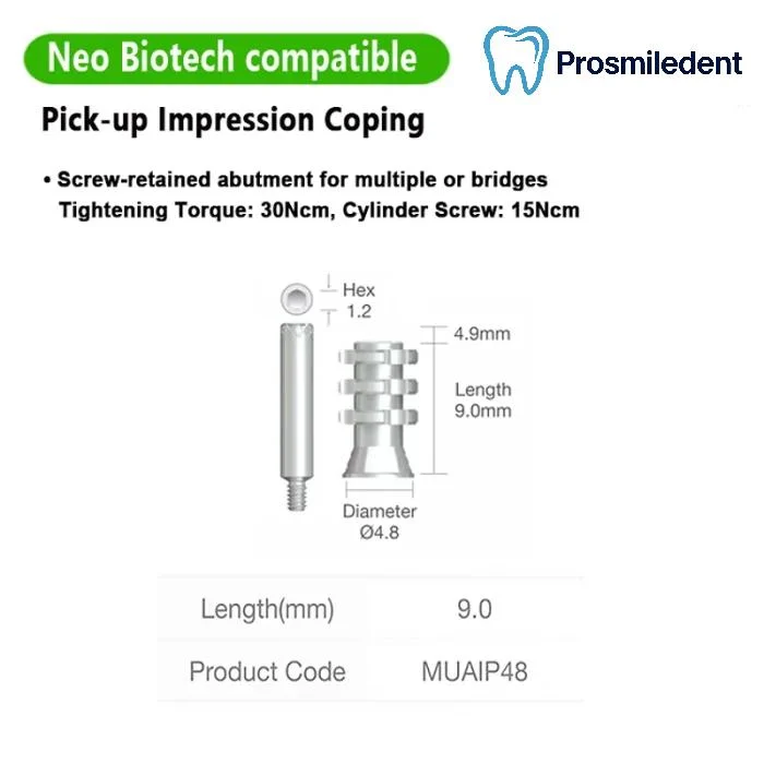 Pick-up lmpression Coping-Compatible with Neo Biotech - Image 2