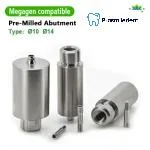 Pre-Milled Abutment-Compatible with Megagen - Image 3