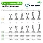 Healing Abutment-Compatible with Osstem Hiossen TS - Image 2