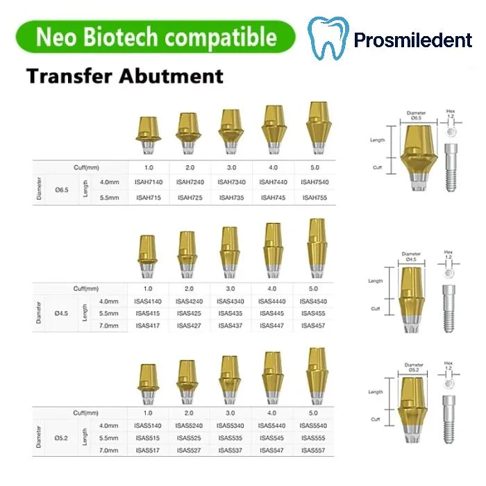 Transfer Abutment-Compatible with Neo Biotech - Image 3