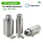 Pre-Milled Abutment-Compatible with SIC - Image 3