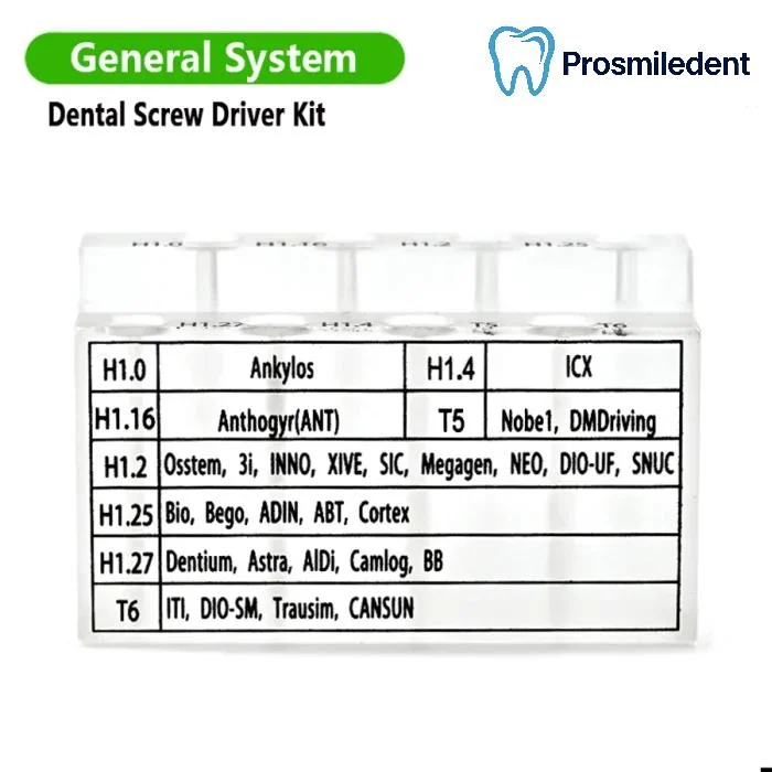 Universal 8 Pieces Set Dental Implant Screw Drivers Kit - Image 2