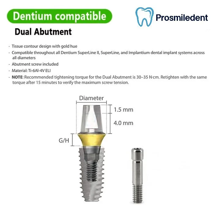 Multi-unit Straight Abutment-Compatible with Dentium SuperLine ll, SuperLine - Image 4
