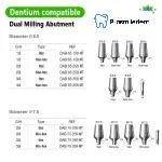 Dual Milling Abutment-Compatible with Dentium SuperLine ll, SuperLine - Image 3