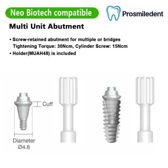Multi Straight Abutment-Compatible with Neo Biotech - Image 3
