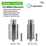 Pre-Milled Abutment-Compatible with Megagen - Image 2