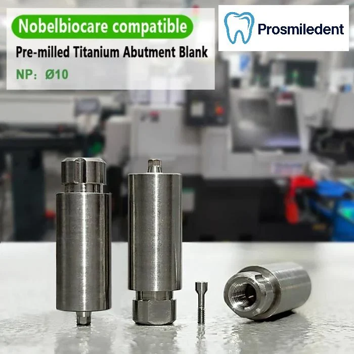 Pre-milled Titanium Abutment Blank-Compatible with Nobel - Image 6
