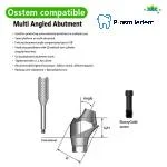 Multi-Unit Angled Abutment -Compatible with Osstem - Image 2