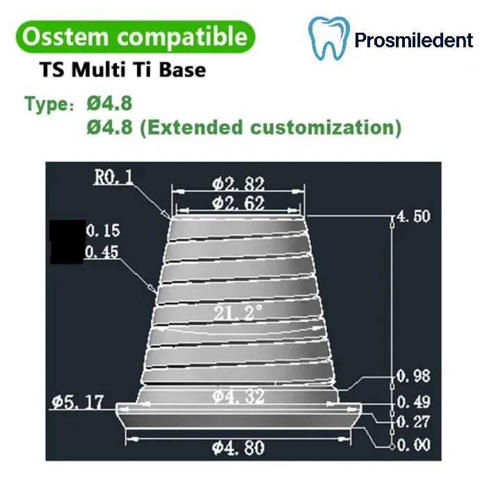 Multi Ti Base-Compatible with Osstem Hiossen TS - Image 4