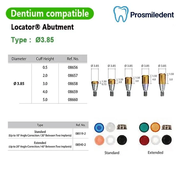 Locator Abutment-Compatible with Dentium SuperLine ll, SuperLine - Image 2