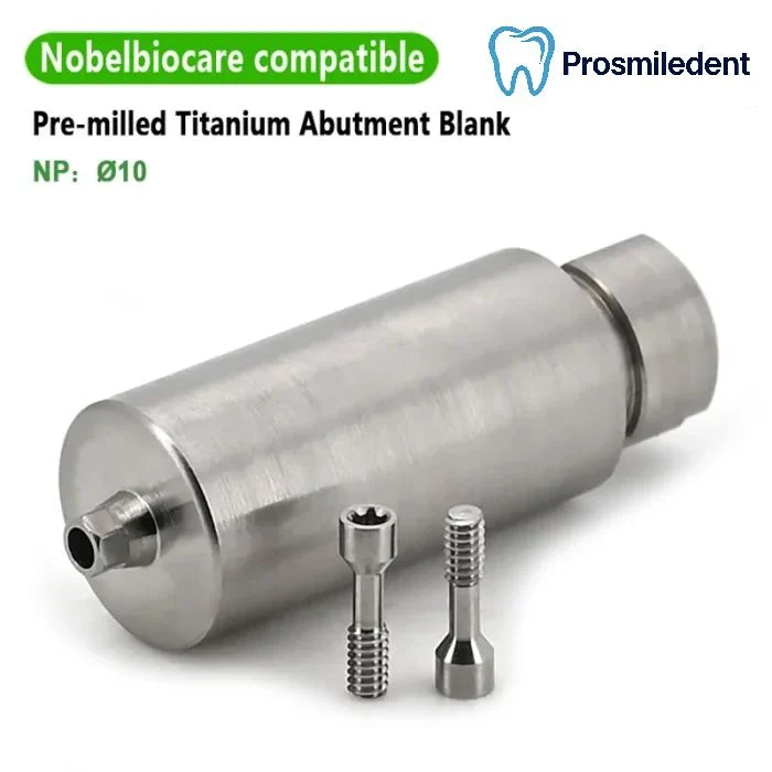 Pre-milled Titanium Abutment Blank-Compatible with Nobel - Image 4
