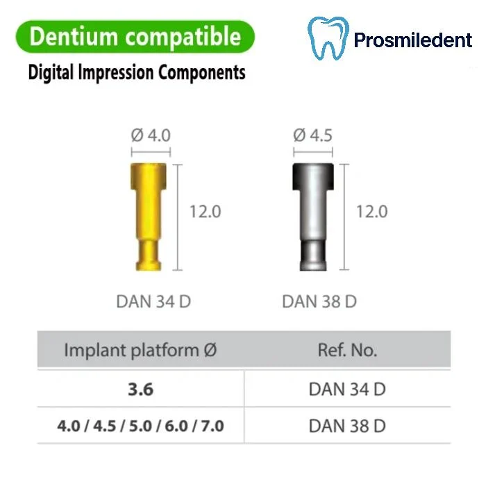 Digital lmpression Components-Compatible with Dentium SuperLine ll, SuperLine - Image 2