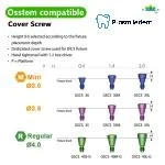 Cover Screw-Compatible with Osstem Hiossen TS - Image 2