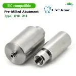 Pre-Milled Abutment-Compatible with SIC - Image 4
